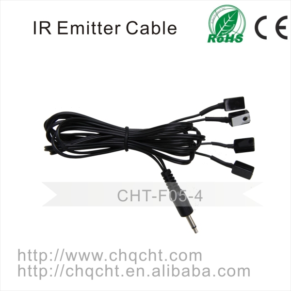 4 head IR Emitter Cable/IR extender cable