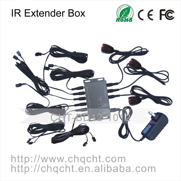 IR Extender Box with 3 Receiver & 10 Rmitter 